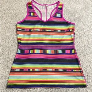 Fila Multicolor Striped Tank Top